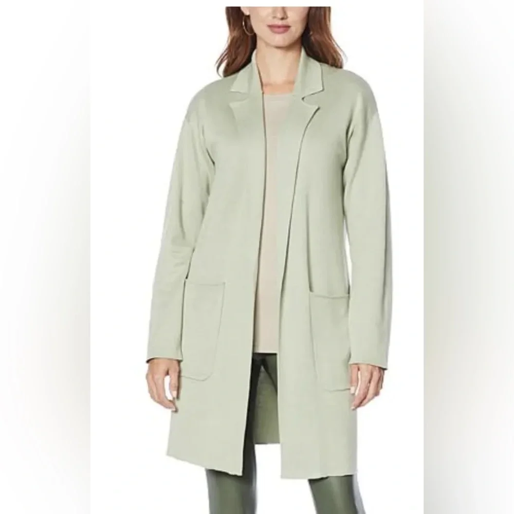 G By Giuliana Cardigan Open Front Olive Green 3XP NWOT - Picture 1 of 9